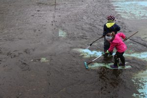 Frühjahrsputz im Freibad Landau 2019