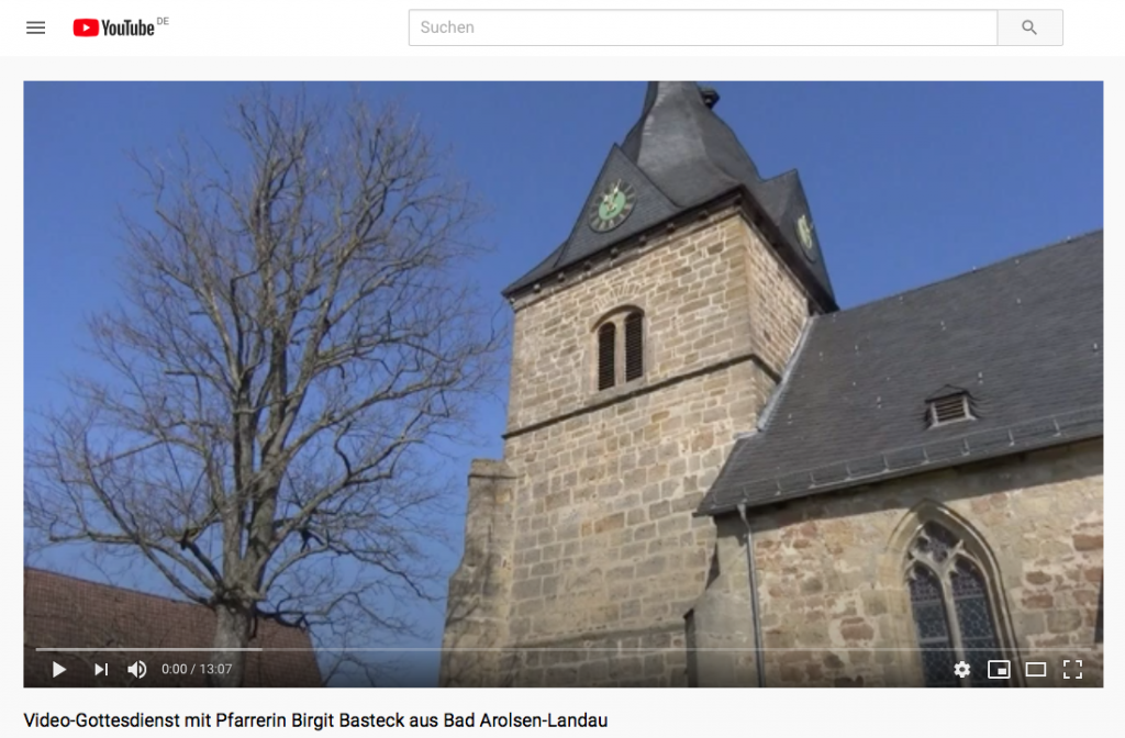 Video-Andacht aus der Kirche Landau